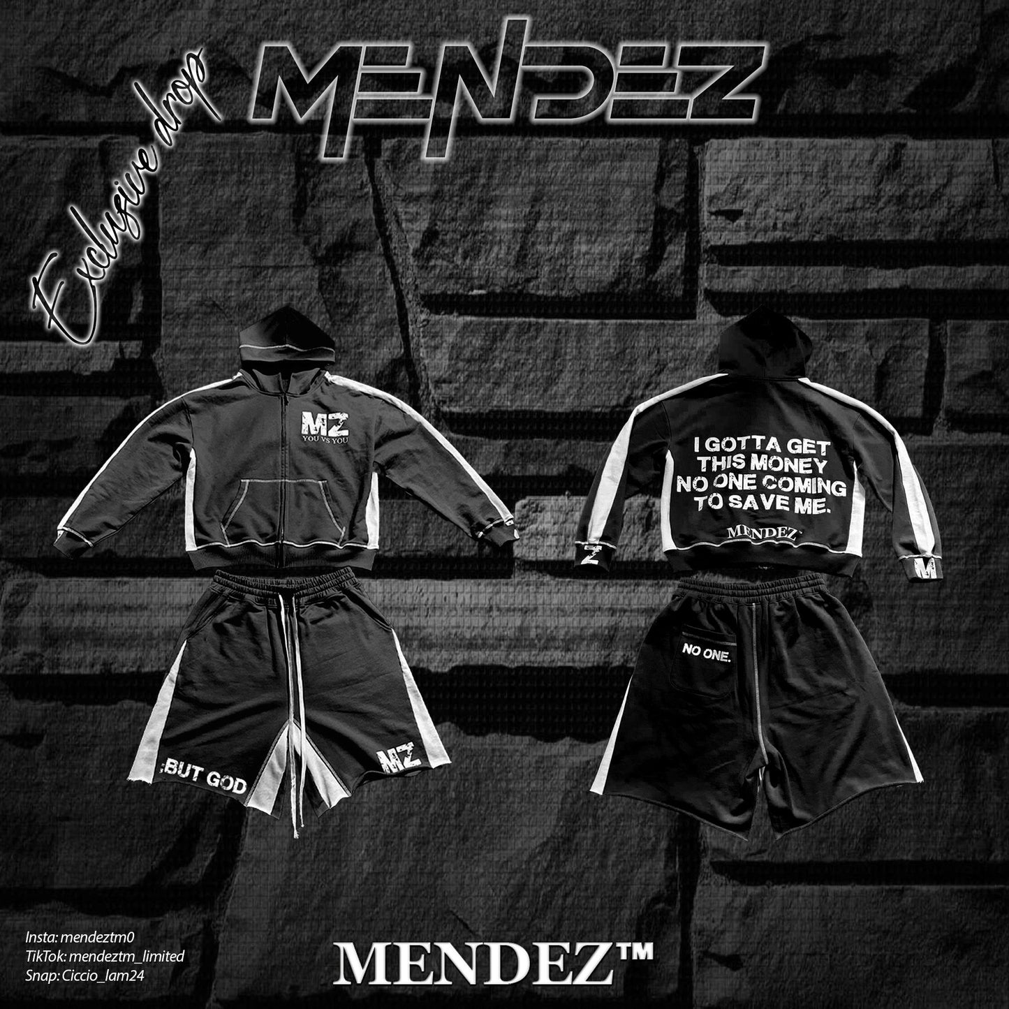 Black Mendez Tracksuit