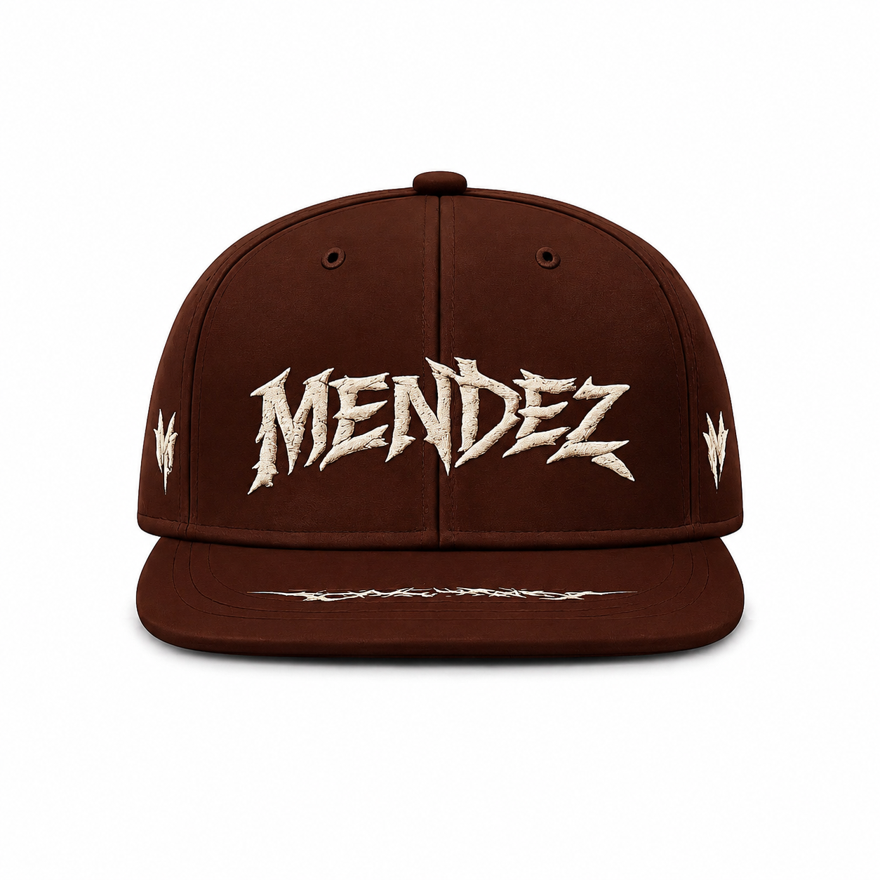 MENDEZ™ Signature Snapback – Brown / Cream
