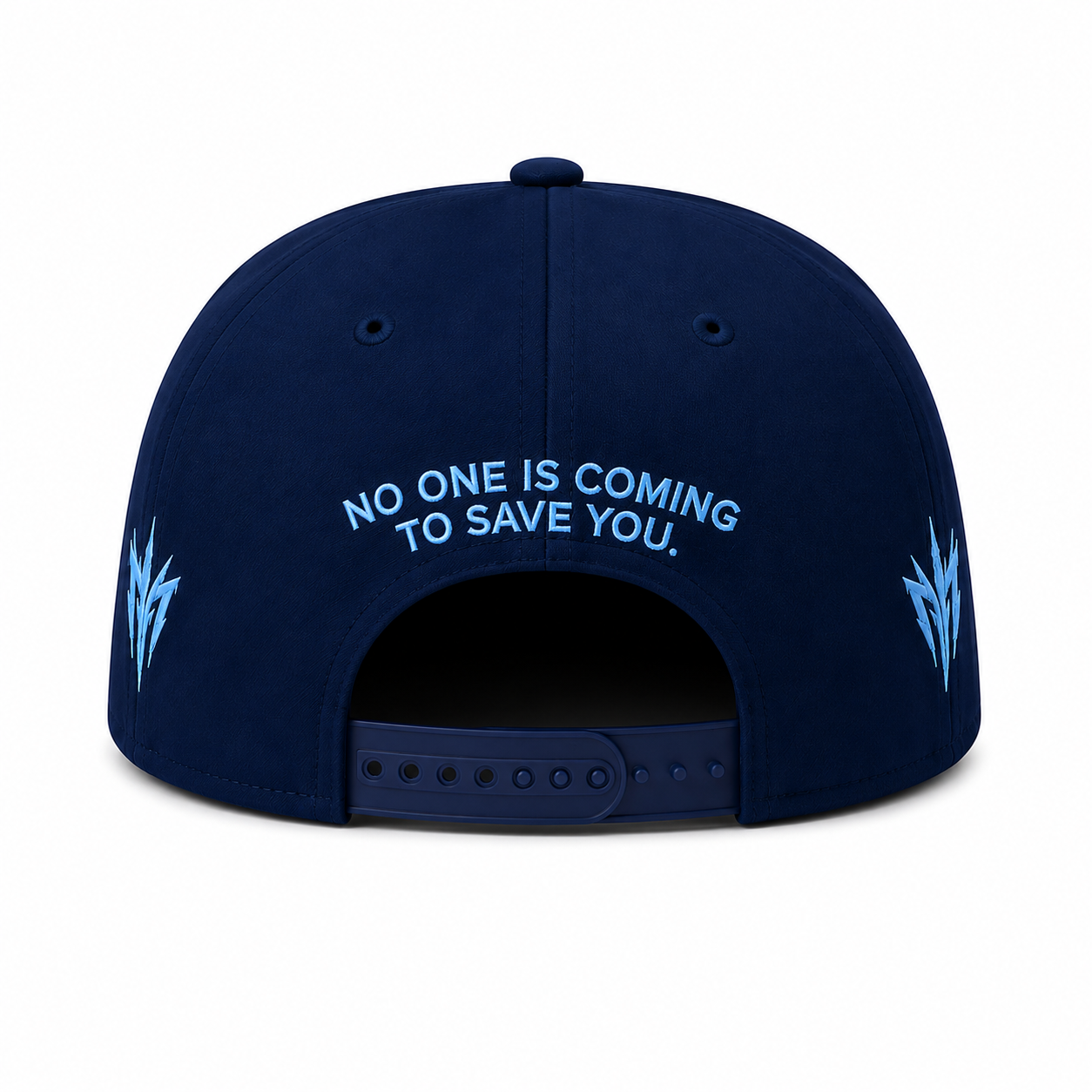 MENDEZ™ Signature Snapback – Navy / Ice Blue